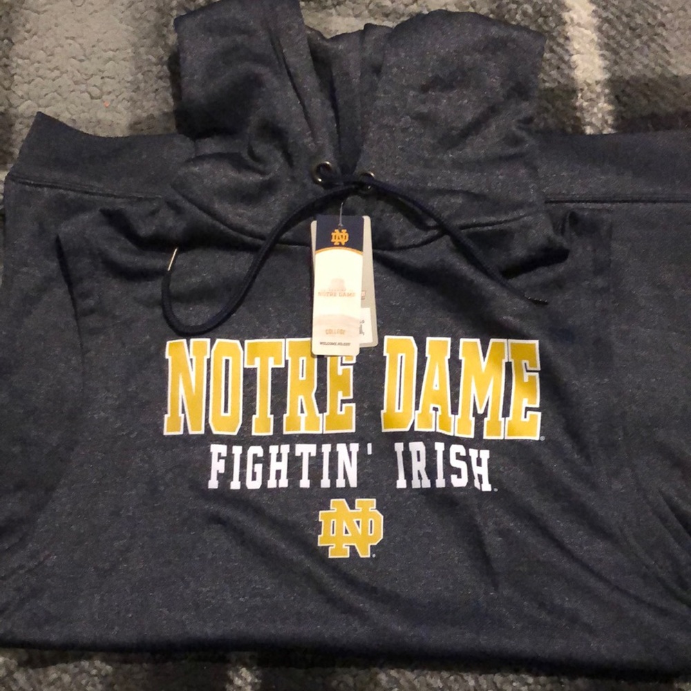 Notre Dame sleeveless hoody